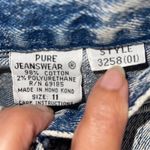 Vintage Pure Jeans Wear Womens High Rise Notched Hem Bow Acid Wash Jeans Blue Sz Size undefined Photo 6