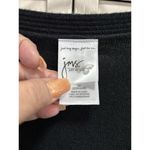 JMS Black V Neck Knit Sweater Long Sleeve Size 3XL Soft Acrylic Photo 1