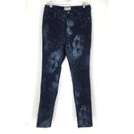 Free People  Dark Acid Wash Skinny Jeans Blue W31 Photo 1