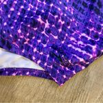 Speedo  one piece purple racerback swimsuit with shelf bra (10) EUC Photo 2