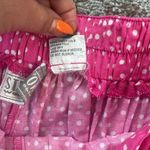 Stefano Vintage Two Piece Short Set Pink & White Polka Dots 14/16 Photo 9
