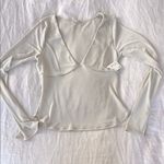 Free People NWT Duo Corset Long Sleeve Top in Light Sand Size M Photo 1