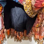 Units XL Tiered Skirt Colorful Patchwork Gypsy Long Flowy Festival Boho Midi Red Photo 2