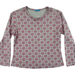 J. McLaughlin Womens Top Long Sleeve Pink Geometric Print Size S Photo 0