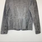 Alfani Genuine Leather Size Medium Women’s Blazer Photo 6