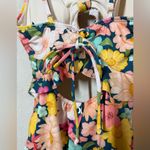 Hurley  Floral Cutout One Piece Swimsuit Size XL Photo 2