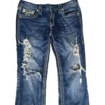 Rock Revival  distressed Stacey straight jeans size 30 Photo 1