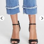 3x1 Petal Higher Ground Slim Crop Jeans Double Raw Hem REVOLVE Blue Size 27 Photo 2