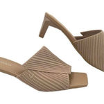 Vivaia Tan Almond Knot Juliet Pro Slide Sandals Size 41 ( 10.5 US) Photo 0