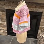 Free People Pastel Striped Short Sleeve Top Photo 7