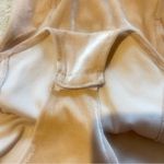NWT Choles Beige Velvet Tie Back Bodysuit Size Large Tan Photo 2