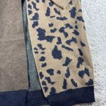 PILCRO & COMPANY Colorblock Leopard Print Long Cardigan Sweater One Size Brown Size undefined Photo 6