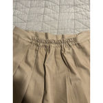 Tamifly Pleated Tennis Skirt Skort Womens Size L Beige Khaki Stretch Waist Zip Tan Size L Photo 9