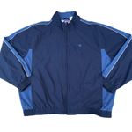 Champion Vintage Navy Blue Two Tone Zip Up Jacket Photo 0