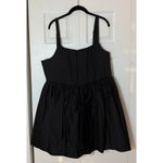Finesse Black Corset Belle Structured Full Skirt Mini Dress Plus Size 1X Photo 4