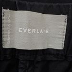 Everlane  The Easy Pant Pull-On Wide Leg Organic Cotton Pants Black Size 4 Photo 11