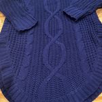 EXPRESS Loose cowl neck , long sweater , split hem Photo 3