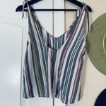 Saltwater Luxe  Resort Wear/Beach/Vacation Multi Stripe Tank Top | Size: XS Photo 5