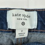 Kate Spade  Women's High-Rise Straight Leg Wide Cuff Jeans - Size: 2 Denim Blue Photo 1