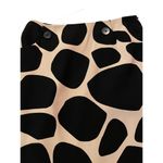 Studio G Giraffe Print Short Pencil Skirt size 6 Black Photo 7