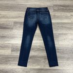 Driftwood  Dark Blue Embroidered Skinny Jeans Marylin Boho Mid rise Denim 27 Photo 1