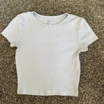 PacSun Light Blue Cropped Tee Photo 0