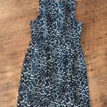 J Crew Factory 4 brocade Jackie Kennedy style dress Blue Photo 2