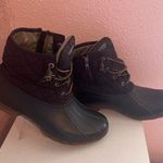 Sperry Women's 8.5 Saltwater Duck Boot Black Photo 3