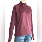 Athleta  Deep Burgundy Long Sleeve Top Photo 1