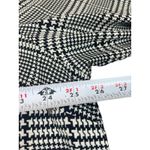 Talbots  3X Black White Houndstooth Button Top Roll Tab Sleeve Semi Sheer Tunic Photo 11