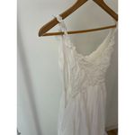 ZARA  Women Y2K White Classy Midi Dress Size Small Photo 4