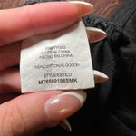 Meraki Black Tank Top with ruched sides size medium Photo 6