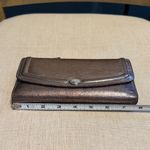Coach  Metallic Trifold Wallet Photo 12