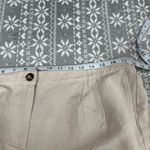 NWT J. Jill Linen & Rayon Blend Shorts In Flax Cream Size 16 Tan Photo 8