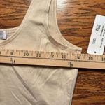 A'nue Thin Strap Tank Top Stretchy Pearl Women's Size Small Made in USA NWT Photo 9