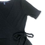 One Clothing Ribbed Black Side Tie Romper Photo 1