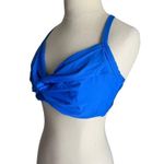 Athleta Swim Set Yacht Blue Small Kata Surge Shorts & 36D/DD Twist Up Bikini Top Photo 3