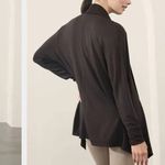 Athleta  Pranayama Restore Wrap Cardigan Sweater Shawl Brown NWT $89 Size L Photo 7
