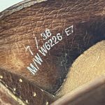 Born Wedge Slip On Brown Leather Mule Clogs Size 7 Photo 7