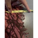 Nordstrom Collection Scarf Womens One Size Pink Cashmere Silk Abstract Fringe Photo 4