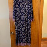 Oscar de la Renta  Pink Label Floral Zip Housecoat Lounger Nightgown Muumuu L/XL Photo 11