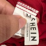 SheIn Burgundy Blouse Size M Photo 7