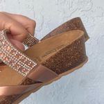 Cristina Francine Sandals with Braided Straps and Thong Design made in Italy Tan Size 7.5 Photo 6