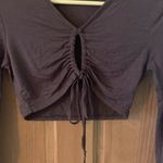 SheIn  Size Small Brown Women's Teen Girl Crop Top Shirt Photo 1