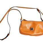 Dooney & Bourke Cognac Tan Saffiano Lexi Crossbody Small Bag Purse Photo 0