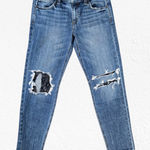 joe's jeans Medium Wash Distressed Boyfriend Billie Ankle Straight Jeans Size 27 Photo 0