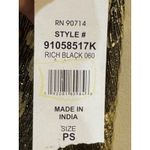 Msk Women's Black Printed Metallic Halter Jumpsuit Petite Size Petite Small Photo 8