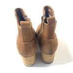 Blondo Soft Leather Waterproof Block Heel Boho Neutral Bootie Size 7 Photo 8
