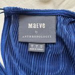 Maeve Anthropologie  Sonata Cropped Wide Leg Jumpsuit Blue Size 0 Photo 9