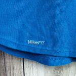 Nike Fit Dry Women's Blue Tank Top with Lime Accents Photo 1